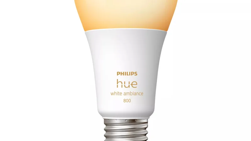 Philips Hue White Ambiance A19 60W Smart Bulb