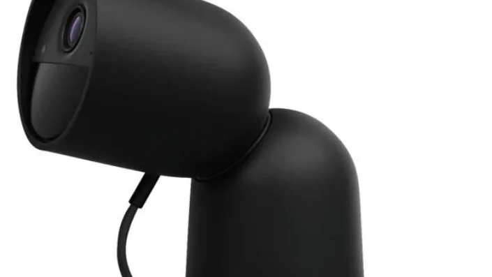 Philips Hue Secure 2K Indoor Camera, Desk (Black)