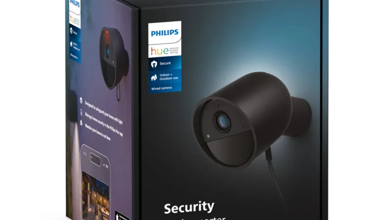 Philips Hue Secure Wired Camera (Black)