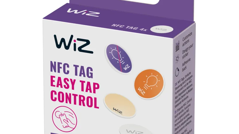 WiZ NFC Smart Tags, 4-Pack