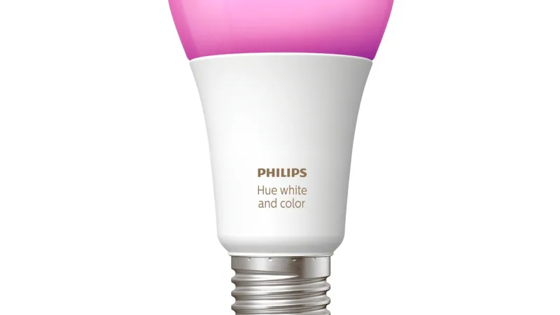 Philips Hue White and Color Ambiance A19 Smart Bulb (E27)