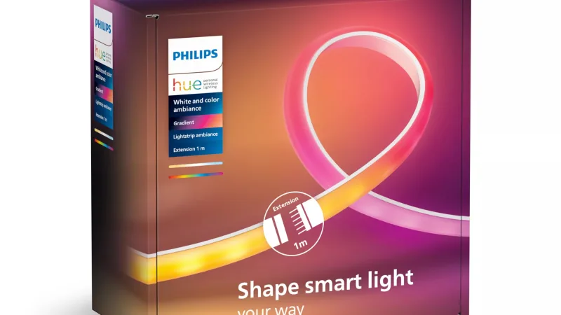 Philips Hue Gradient Lightstrip Extension, 1 m