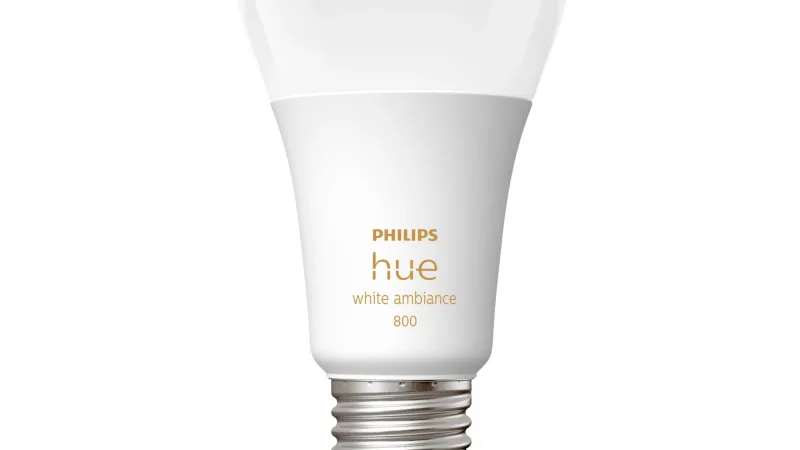 Philips Hue White Ambiance A19 60W Smart Bulb