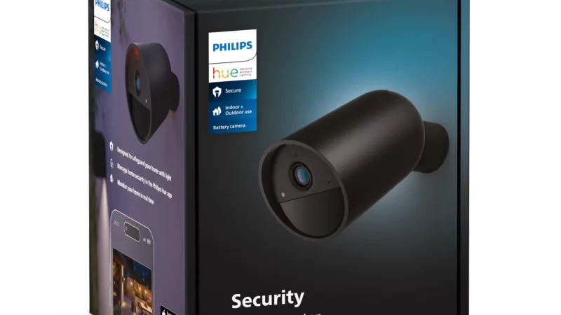 Philips Hue Secure Battery Camera (Black)