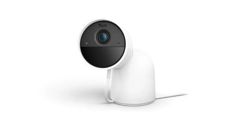 Philips Hue Secure 2K Camera with Desk Stand (White)