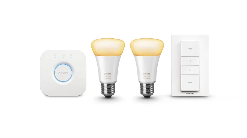 Philips Hue White Ambiance A19 Starter Kit
