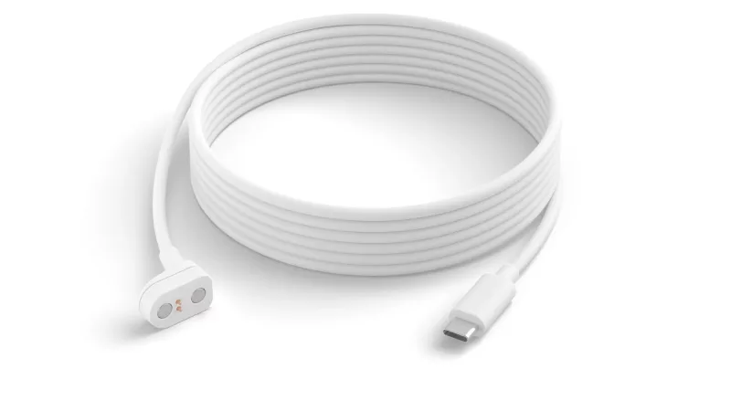 Philips Hue Secure Camera USB-C Power Cable, 3 m (White)