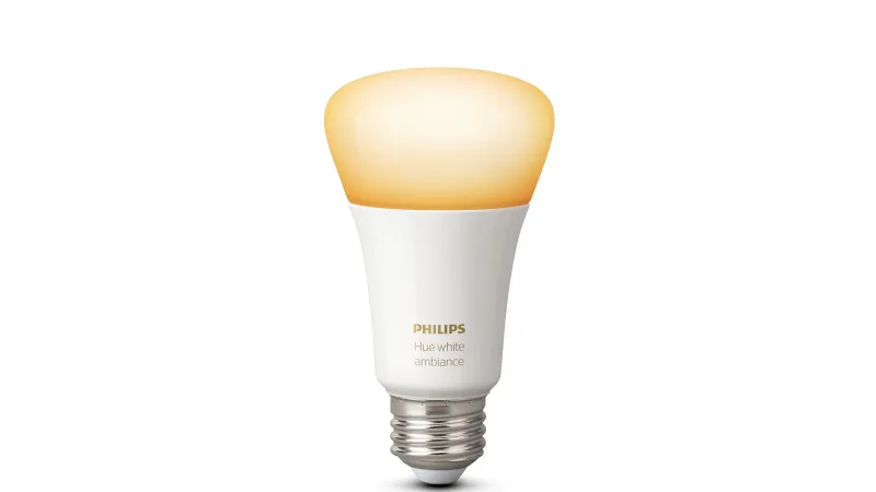 Philips Hue White Ambiance A19 Smart Bulb
