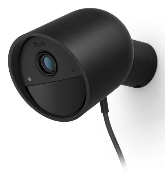 Philips Hue Secure 2K Dome Camera, Wall Mount (Black)