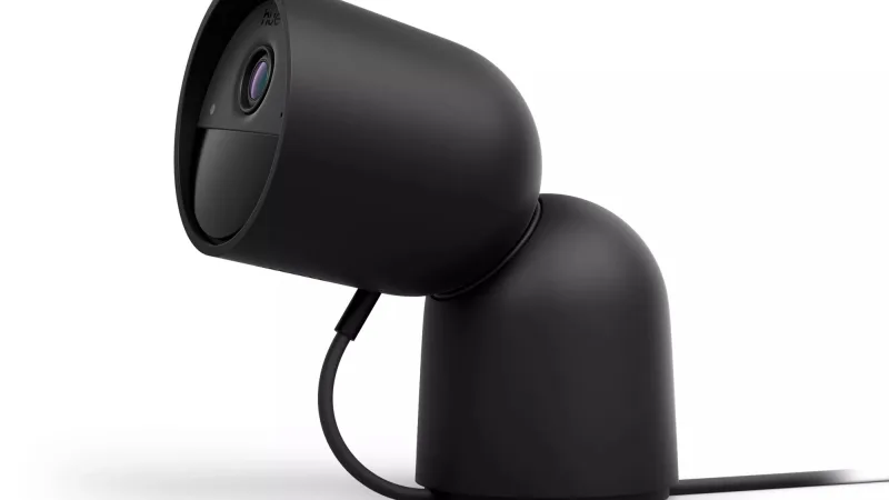 Philips Hue Secure 2K Camera with Desk Stand (Black)