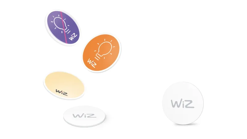 WiZ NFC Smart Tags, 4-Pack