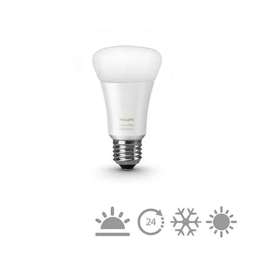 Philips Hue White Ambiance A19 Smart Bulb