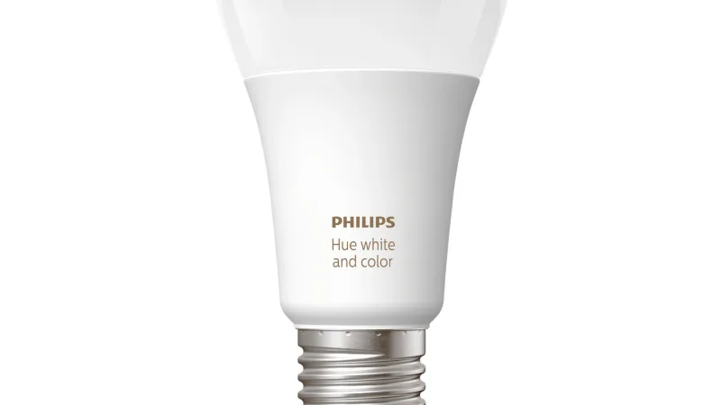 Philips Hue White and Color Ambiance A19 Smart Bulb (E27)