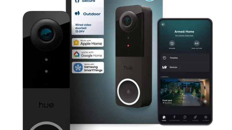 Philips Hue Secure Wired Video Doorbell