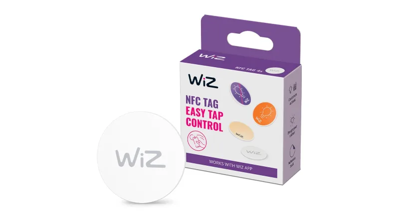 WiZ NFC Smart Tags, 4-Pack